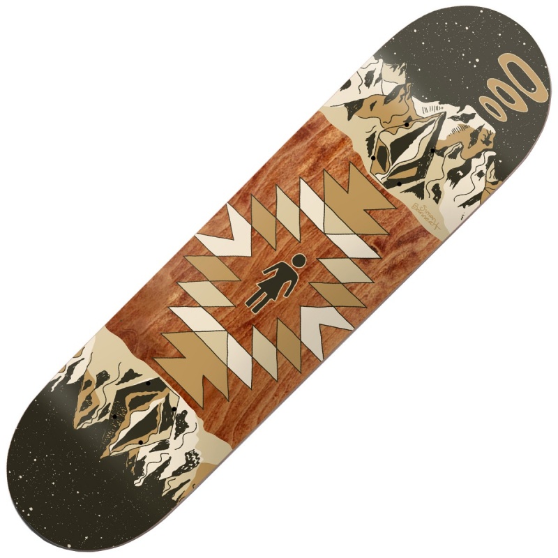 Shape Girl 8.25 x Volcom Bannerot Marrom